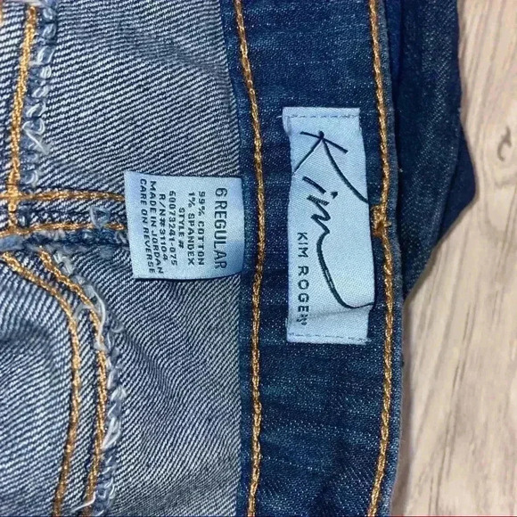 NWT-KIM ROGERS EASY FIT JEANS - Picture 4 of 4